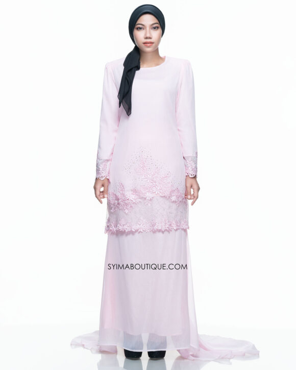 BAJU KURUNG / KURUNG MODEN / BAJU TUNANG / BAJU NIKAH / BABY PINK