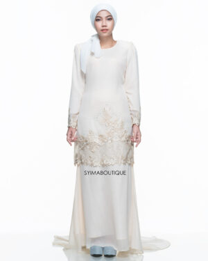 BAJU KURUNG / KURUNG MODEN / BAJU TUNANG / BAJU NIKAH / CHAMPAGNE
