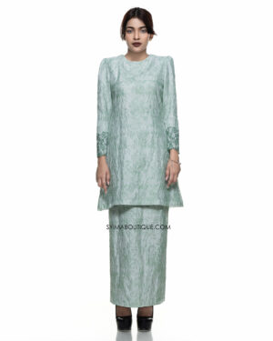 BAJU KURUNG / KURUNG MODEN / BAJU KURUNG MODEN / BAJU KURUNG MODEN BERCORAK / BAJU KURUNG MODEN PREMIUM / TIFFANY GREEN