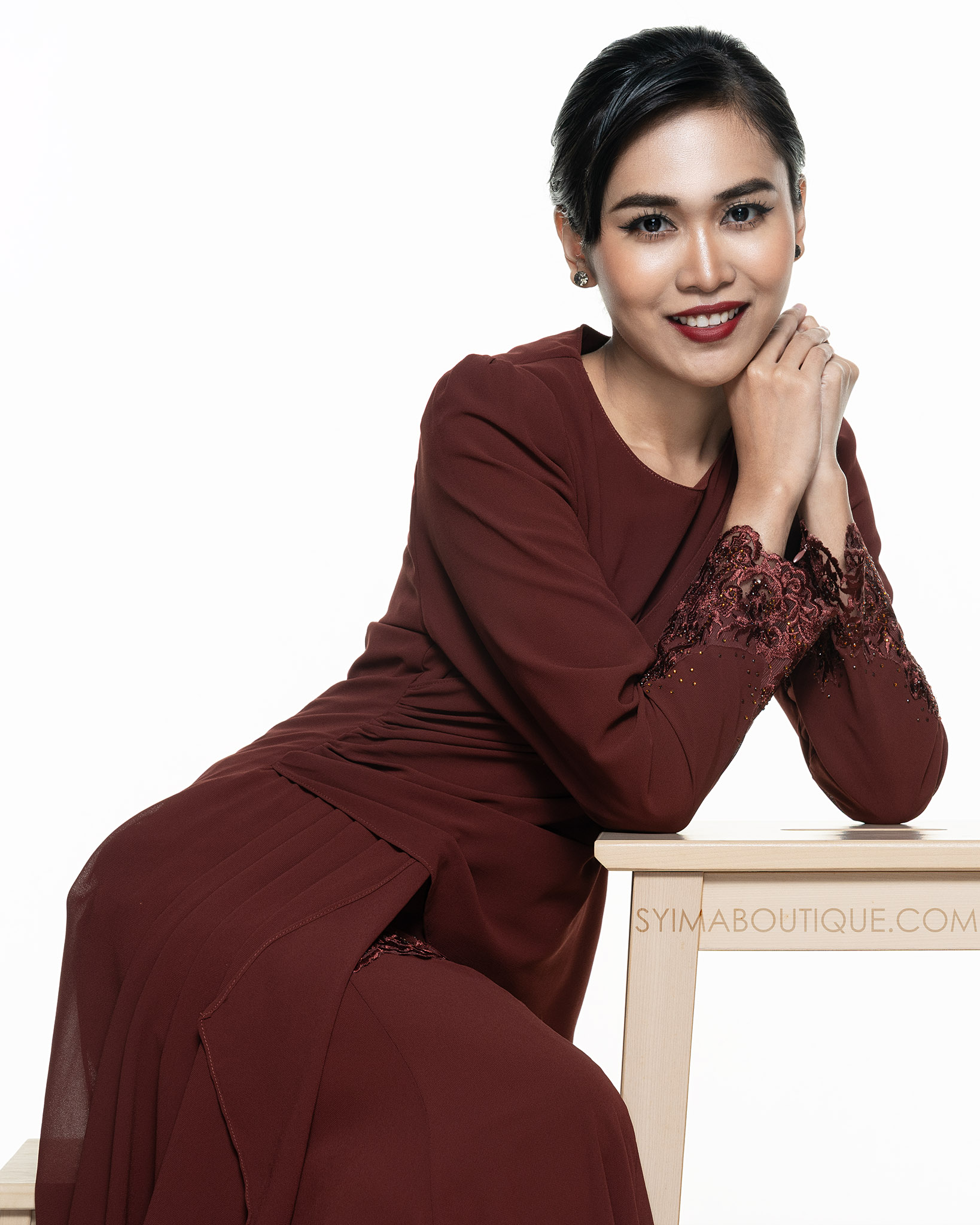 BAJU KURUNG / KURUNG MODEN / BAJU TUNANG / BAJU NIKAH / RICH BROWN - Image 5