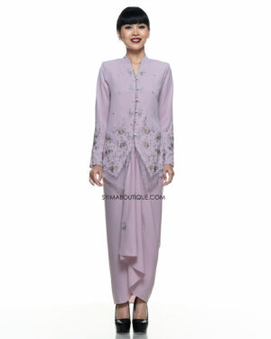 BAJU KEBAYA / BAJU KEBAYA PENDEK / KEBAYA PENDEK / KEBAYA KLASIK / KEBAYA MODEN / KEBAYA PARIO / MAUVE PURPLE